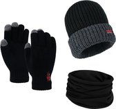 Winter Set - Muts + Handschoenen + Nekwarmer - Uniseks - L/XL