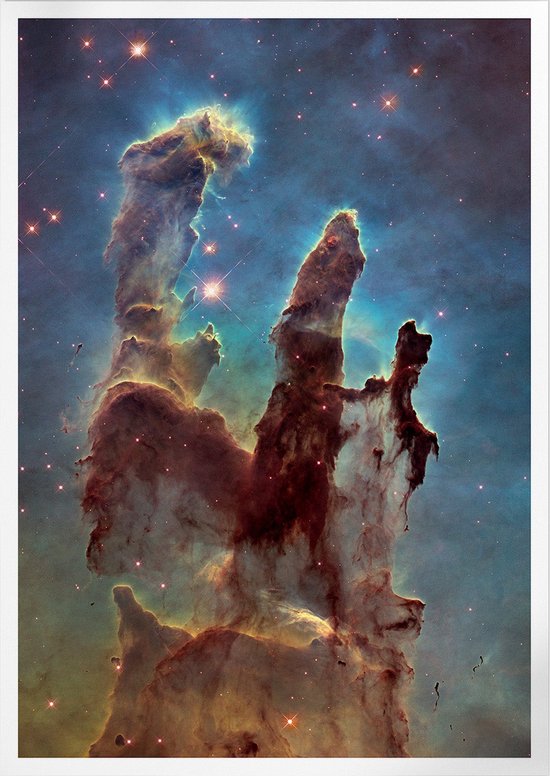 Pillars Of Creation Revisited | Space, Astronomie & Ruimtevaart Poster | B2: 50x70 cm