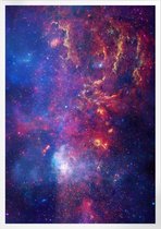 Galactic Central Region Of The Milky Way | Space, Astronomie & Ruimtevaart Poster | A4: 21x30 cm