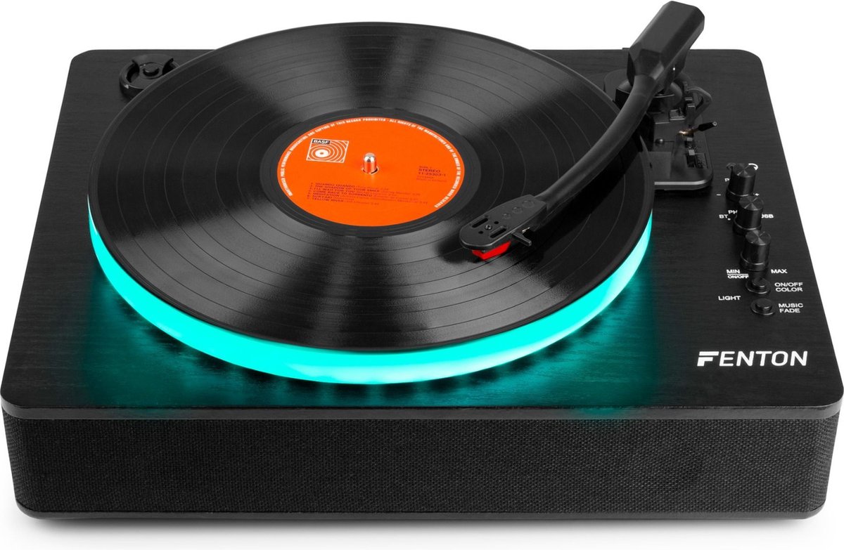 Fenton RP162LED - Platine Vinyle LED Bluetooth In & Out - Haut