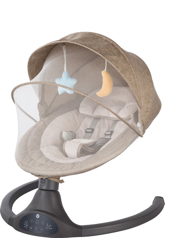 Transat Bébé électrique - Fauteuil à bascule - Fonction Bluetooth et haut-parleur  