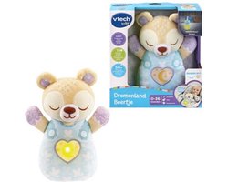 VTech Baby Dromenland Beertje – Interactieve Knuffel – Educatief Speelgoed – Van 1 tot 3 Jaar – Blauw