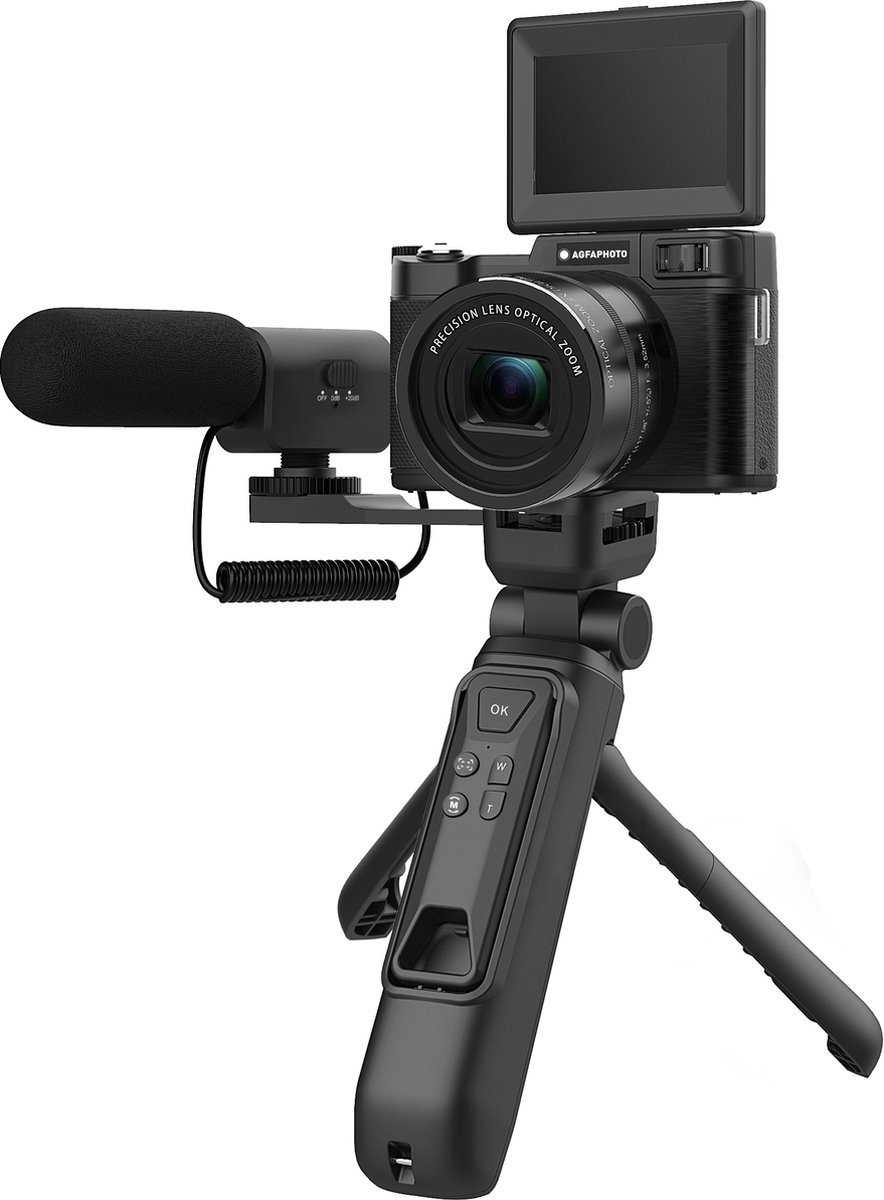 VLOGGING 4K Camera Bundle met Optische Zoom thumbnail 2