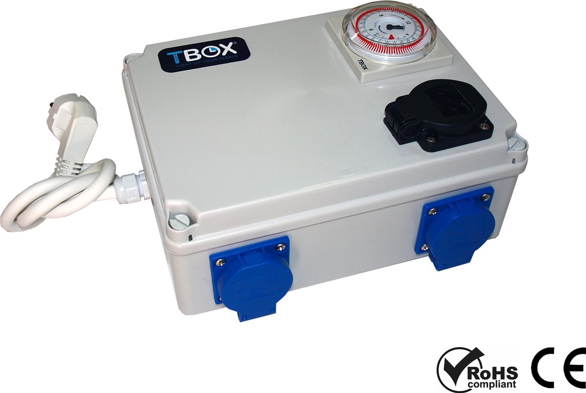 Tempobox Tbox 4H Relaiskast met kachelaansluiting - 2520 Watt - Schakelkast
