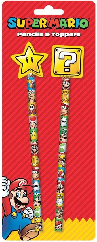 Pyramid International Super Mario - 2-Piece Set Schrijfwarenset - Multicolours