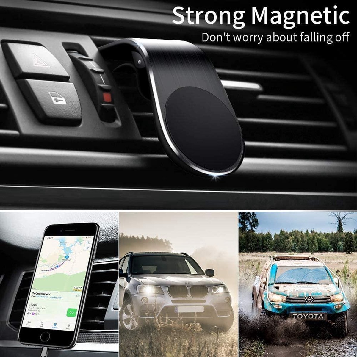Support de téléphone universel puissant magnétique AC 131 - Aimant pour  voiture 