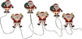 Christmas Decoration raamstickers kerstmannen - lichtsnoer - batterij