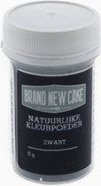 BrandNewCake® Natuurlijke Kleurpoeder Zwart 5gr - Eetbare Voedingskleurstof - Kleurstof Bakken