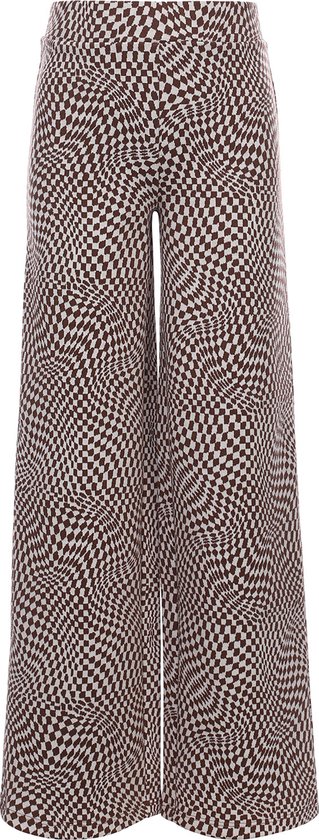 LOOXS 10sixteen 2331-5625-818 Meisjes Broek - Maat 116 - Bruin dessin van 68% Polyester 31%Viscose 1 % elastane