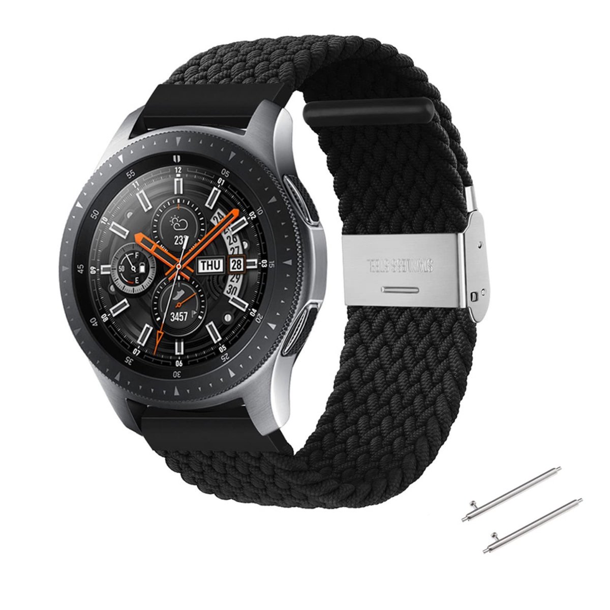 Store_9 - Horlogeband vervanging - Compatibel met Garmin - Verstelbaar nylon - 20 mm-22 mm - Geschikt voor Huawei en Samsung - 140 mm-235 mm