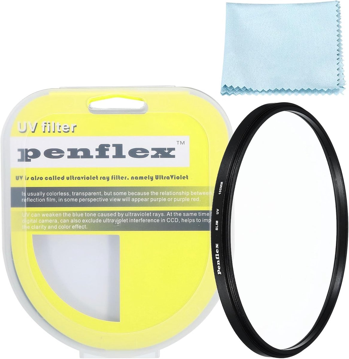 105mm UV Filter - UV Protection Filter - SLIM UV Camera Lens Filter - Aluminum Optical Camera Accessory - Crystal Clear Pics voor 105mm Camera Lens Filter Fotografie Foto