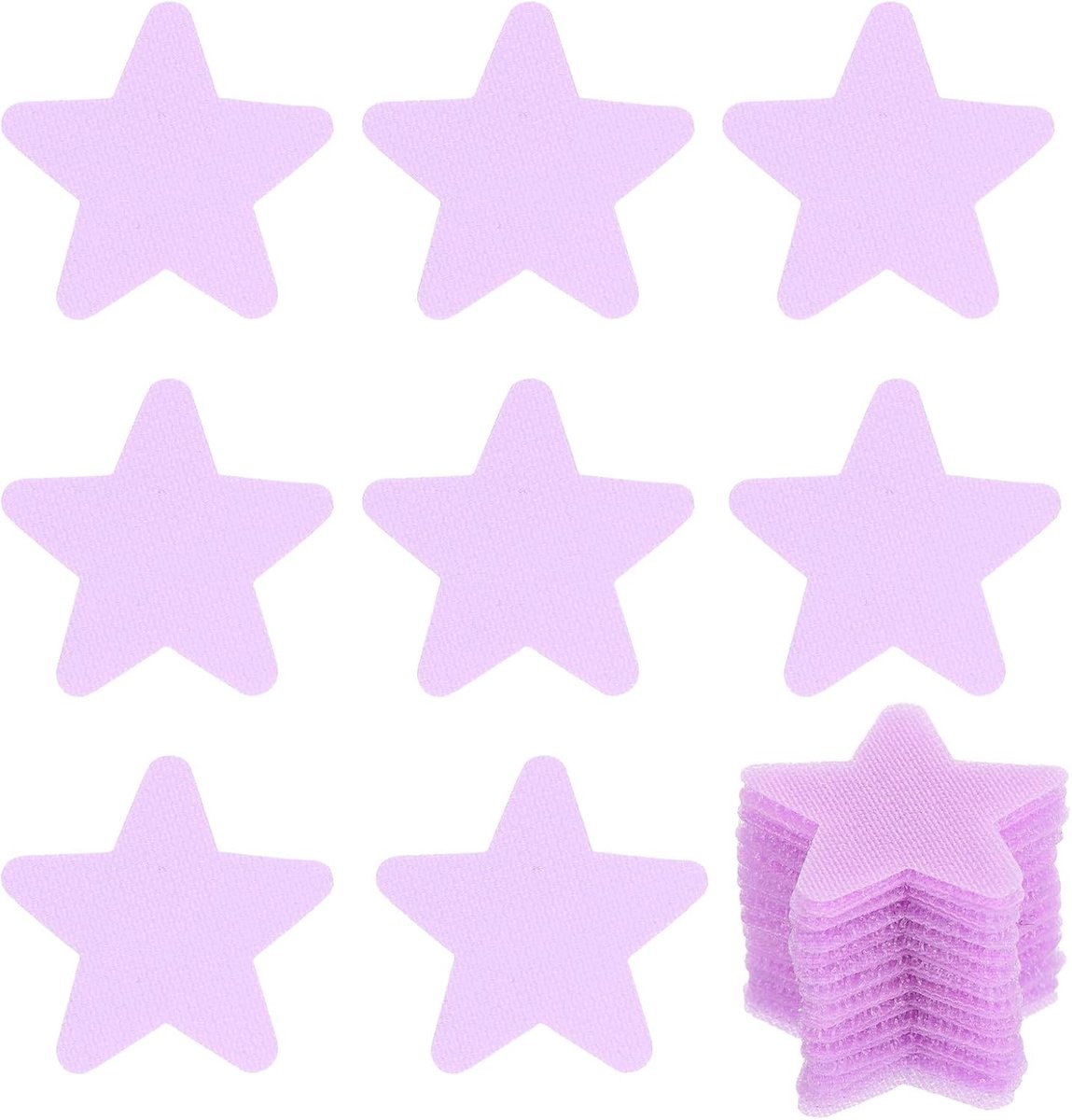 4cm Carpet Spot Markers - 35Pcs Star Floor Dots Markers - Carpet Stains Voor Onderwijs - Kleuterschool Decoratie - Paars