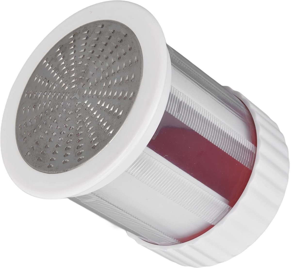 Store_8 - Boterrasp - Professionele kaasrasp - Multifunctioneel ontwerp - Rood en wit - Vaatwasserbestendig - Ideaal voor de keuken - 210 g