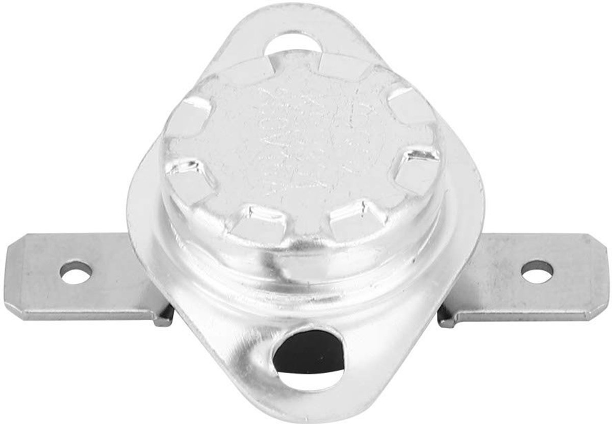 aladdien - KSD301 Thermostaatschakelaar - 5 Stuks - Temperatuurregelaars - 250V 15A - Normaal Gesloten - Geschikt voor Desinfecteren - Tot 125°C