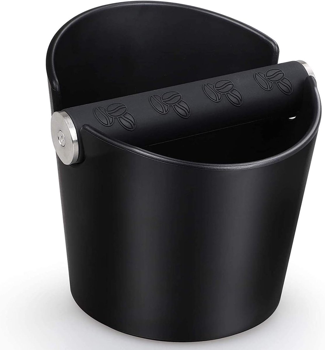 Knock Coffee Box - Coffee Pot - Coffee Grounds - Barista Accessories - Verwijderbare Metalen Punching Bar - Zwart