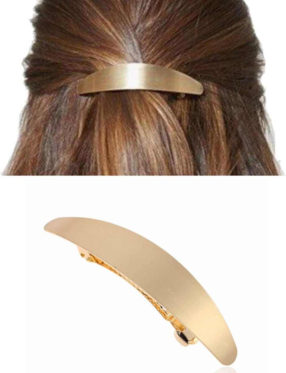 Haarspeld - Knot houder - Haar stylen - Minimalistisch design - 10 cm lengte - Goud