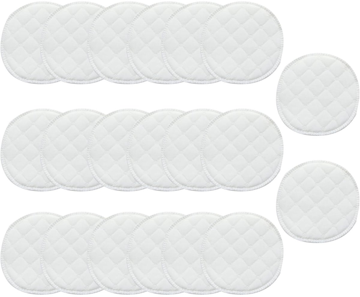 VT Goods - Herbruikbare borstvoedingsinzetstukken - Wasbare pads - Ultra zacht - Bamboekatoen - Lekvrij en absorberend - Geschikt voor nieuwe moeders
