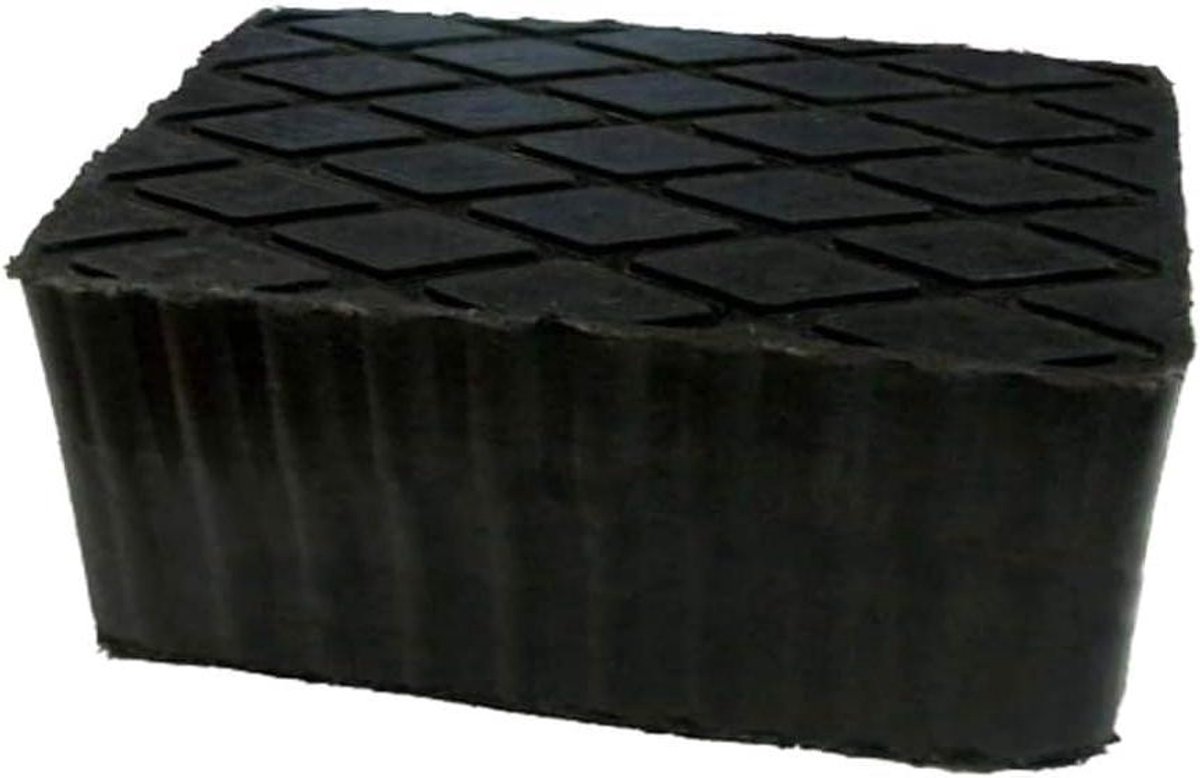 Steunkussen Rubber - Hefbrug Pad - Voertuig Ondersteunen - 100% Made in Italy - 40 mm Hoogte - Zwart