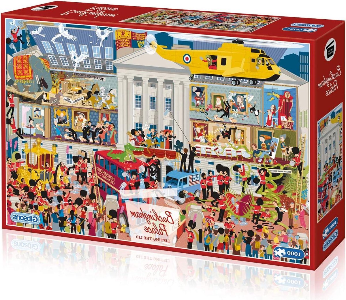 Palace Legpuzzel - Koninklijk Huis - Ontspannen Vrije Tijd - Milieuvriendelijk Ontwerp - 1000 Stukjes - Meerdere Kleuren