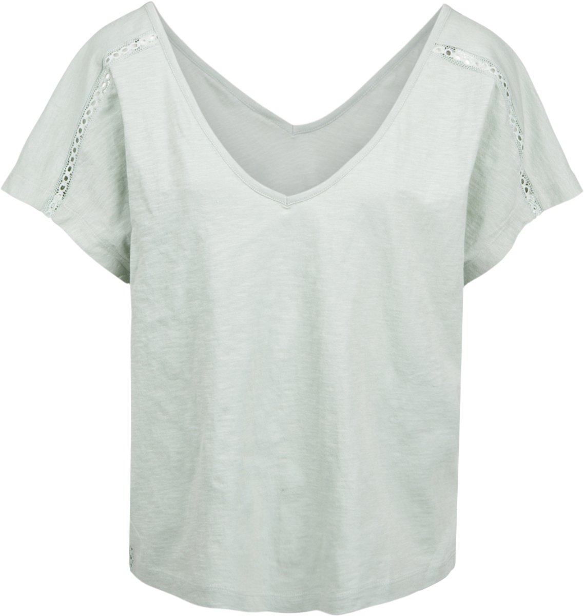 Brunotti Duya T-Shirt Aqua Dames 100% Slubkatoen Relaxed Fit S Grijs