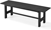 KOMFOTTEU Tuinbank, metaal, outdoor, weerbestendig, metalen bank tot 300 kg belastbaar, parkeerbank voor tuin, binnenplaats, balkon, 120 x 36 x 40,5 cm