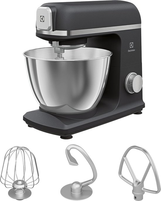 Keukenmachine - Mixer Kom - Bakken Deeg - Planetaire beweging - 5 liter - Zwart van Merkloos — afbeelding 4