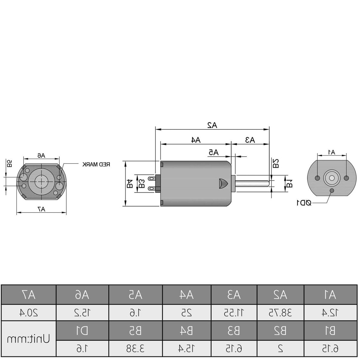 DC Motor - Kleine Motor - Modelbouw Projecten - Hoge Snelheid - 2 Stuks - Metaal