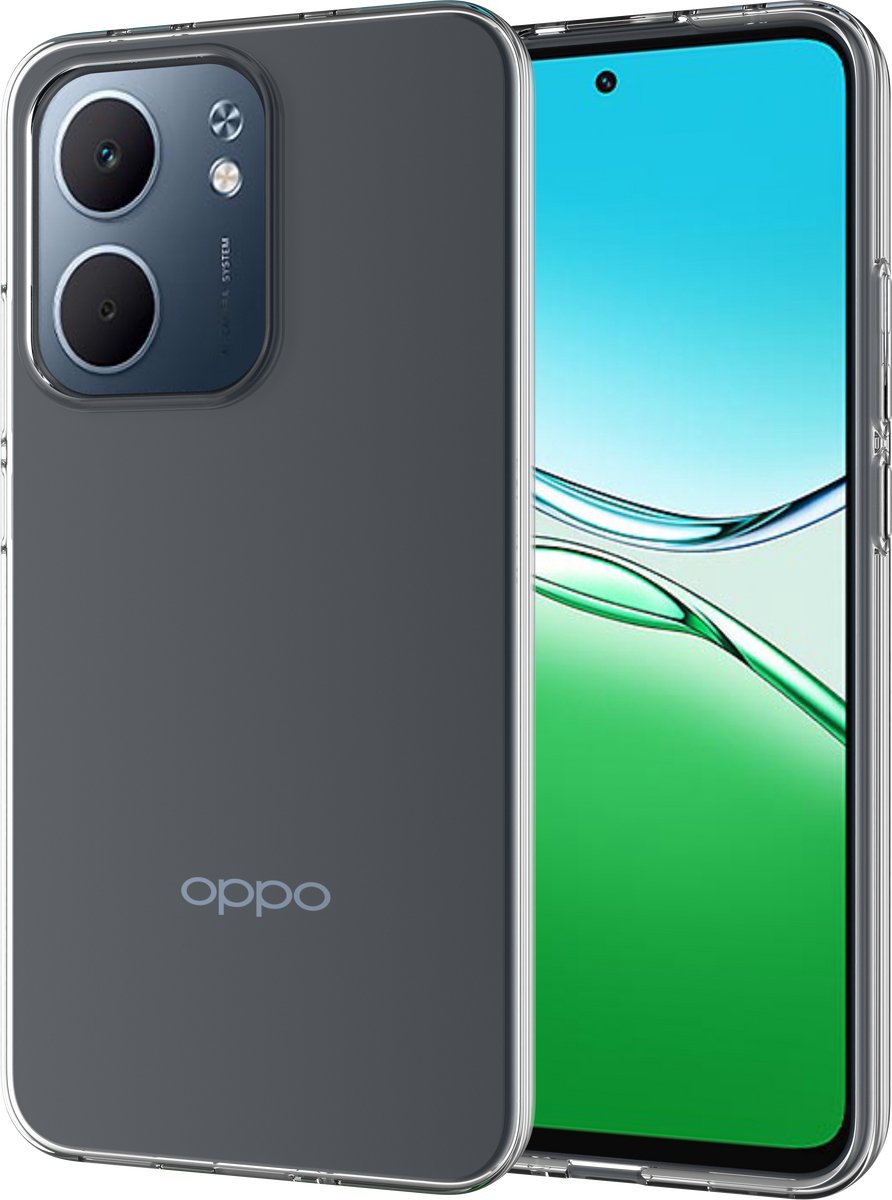 Cazy hoesje geschikt voor Oppo A5x Hoesje Siliconen - Flexibele Case - Transparant