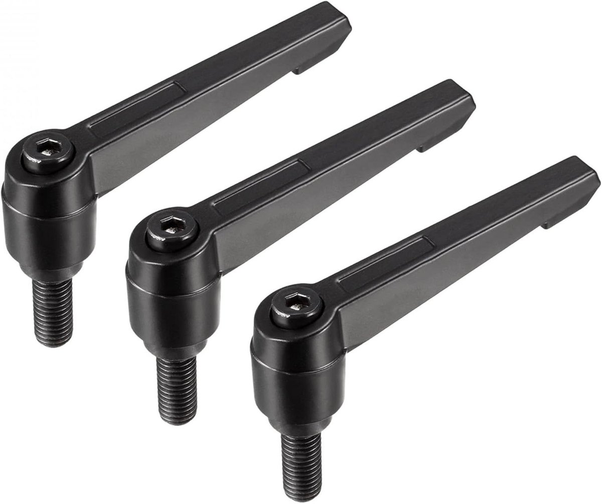 Verstelbare Klemhendels - Vergrendelingsknoppen - Machine Aanpassing - Snelontgrendelingsmechanisme - M10 x 25 mm - Zwart