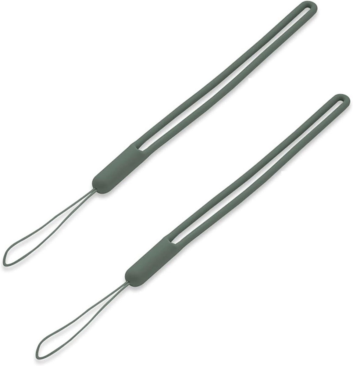 Verstelbare kleurrijke silicone polsbanden, waterdicht, voor mobiele telefoons, USB-sticks en mini camera's - 2 stuks