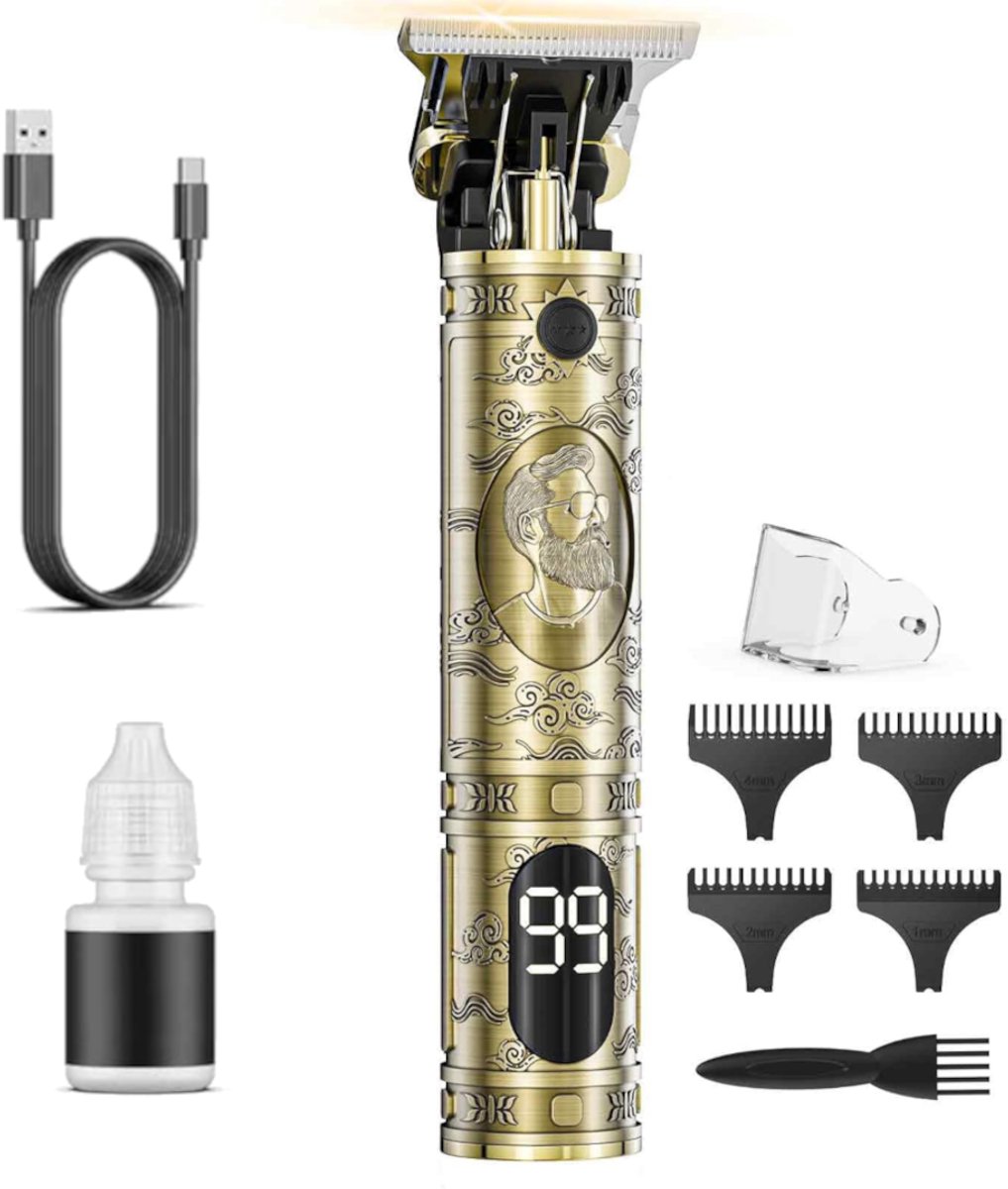 VLSelect®Tondeuse mannen - Hoofdhaar - Trimmen - 4 Kammen