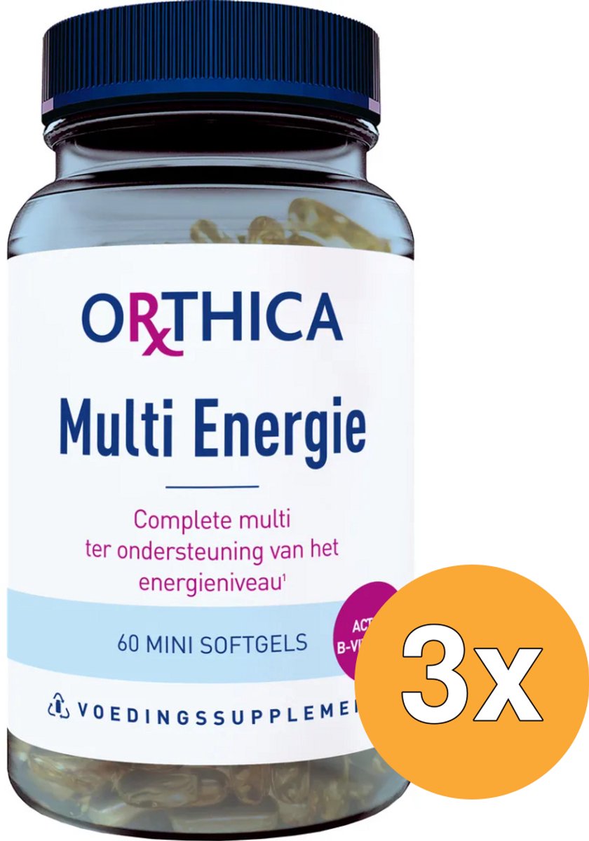 3x Orthica Multi Energie (60 softgels)