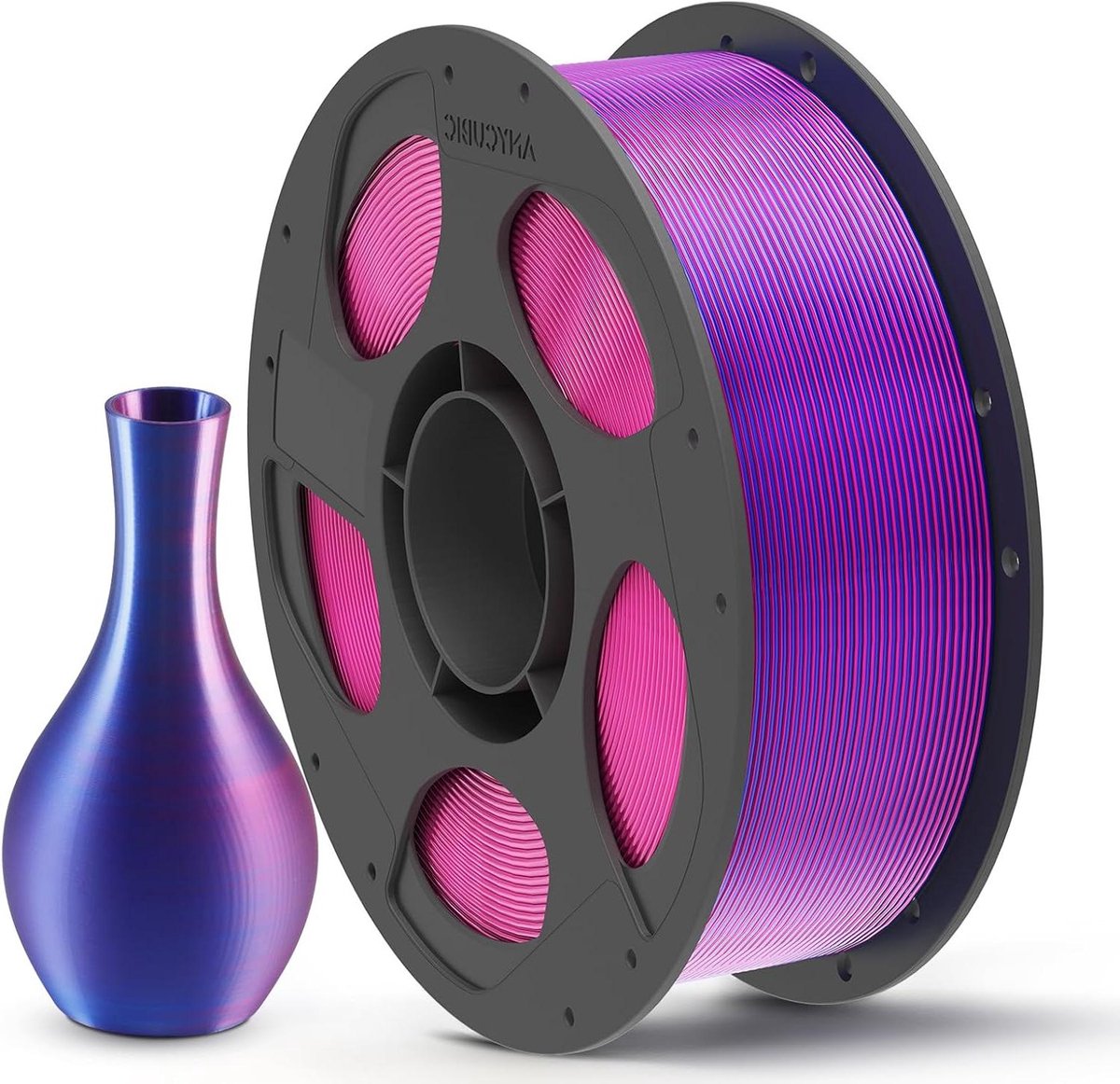 3D Printer Filament - Zijde PLA - Objecten Printen - Zijde textuur - 1.75 mm - Rood Blauw
