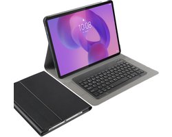 Just in Case tablet Hoes met Toetsenbord geschikt voor Lenovo Yoga Tab Plus - QWERTY Bluetooth Keyboard Case - Zwart