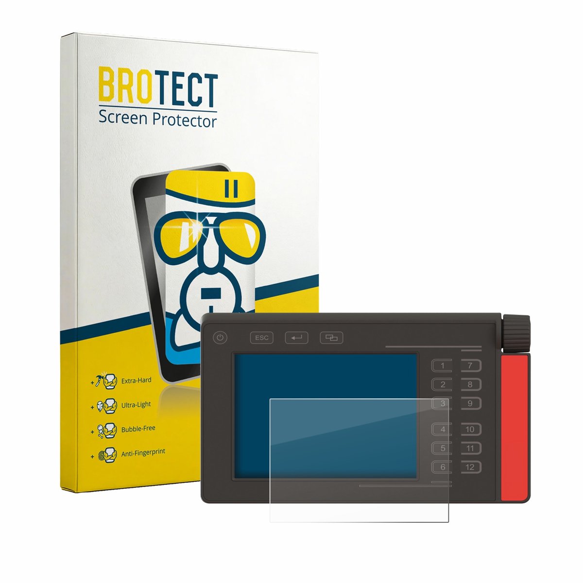 Screenprotector voor Müller Elektronik SMART570 Beschermglas transparant