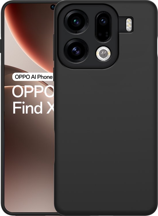 Coque Just in Case compatible avec Oppo Find X9 Pro Coque Silicone - Coque Flexible - Noir