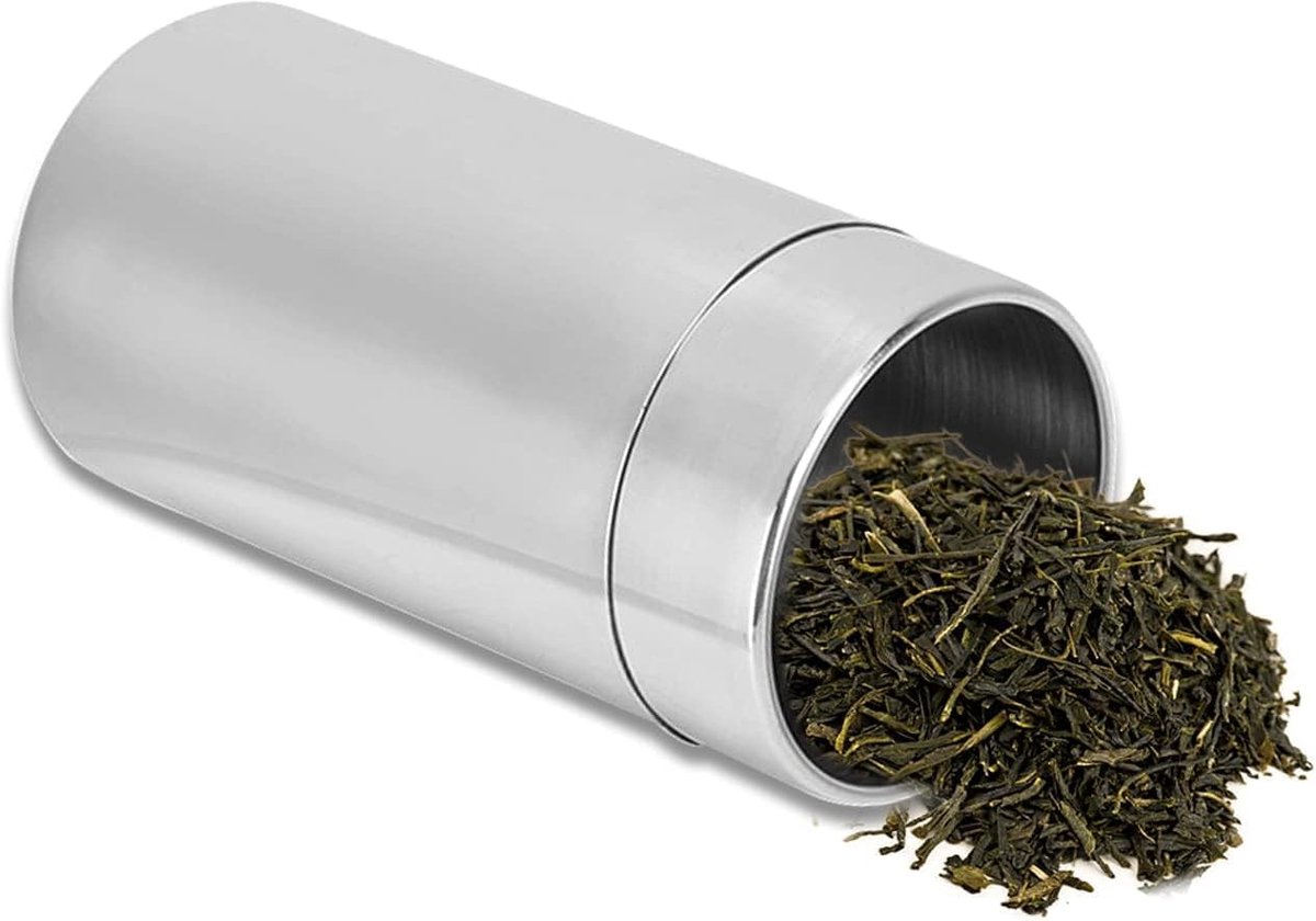 Loose Tea Can - RVS Theeopslag - Keuken Canisters 400ml 13oz/550ml 18oz(L)