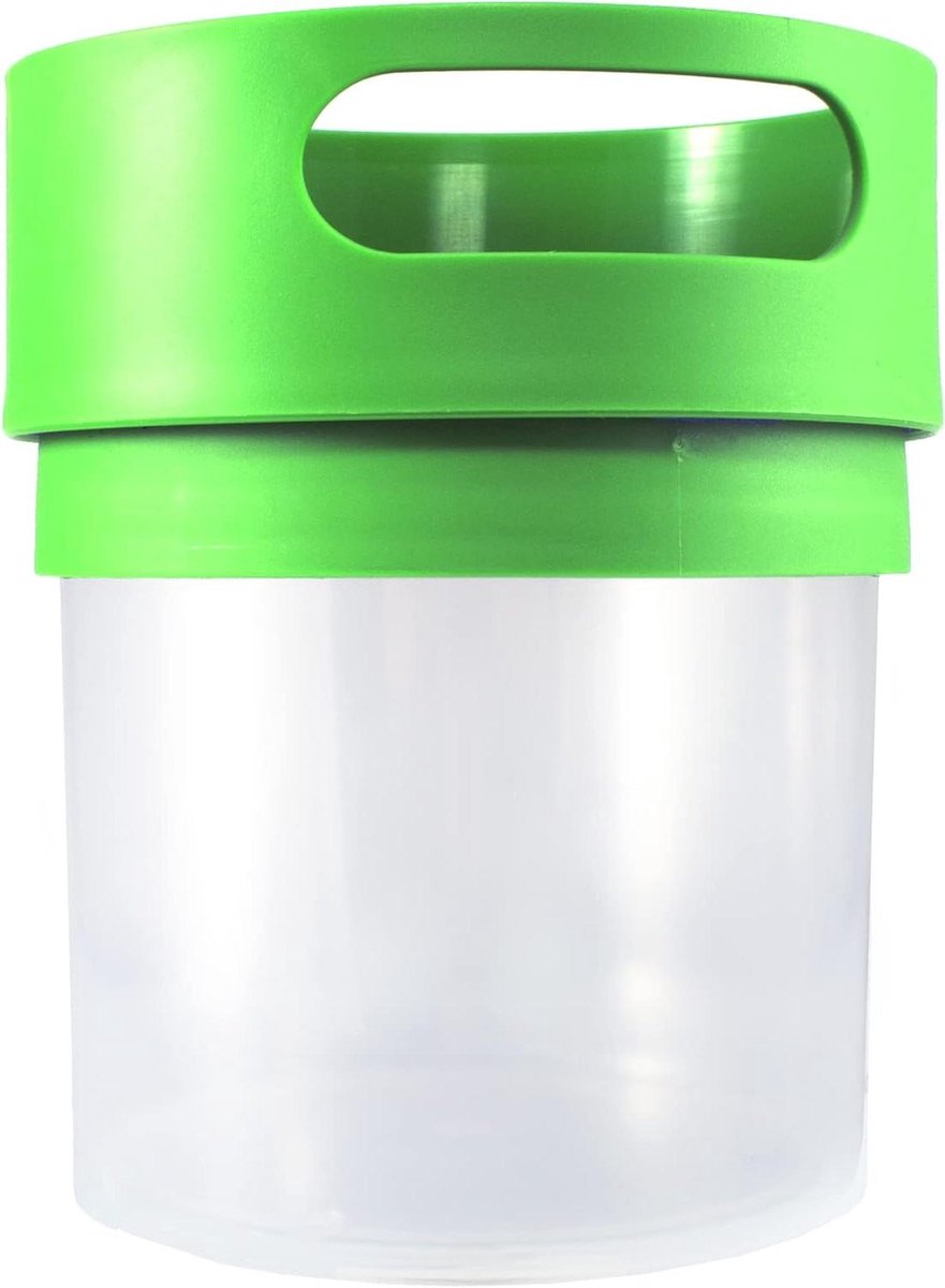Snackbeker - Snackglas - Kindvriendelijk - Lekvrij ontwerp - 350 ml - Groen