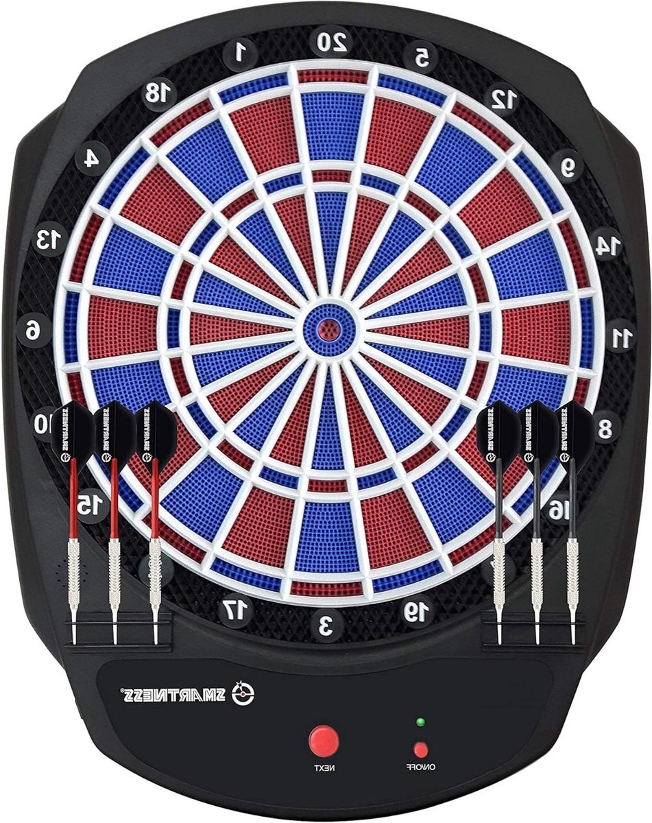 Elektronisch Dartbord - Dartspel - Gezelligheid en Competitie - Bluetooth Verbinding - 18 Inch - Rood Blauw