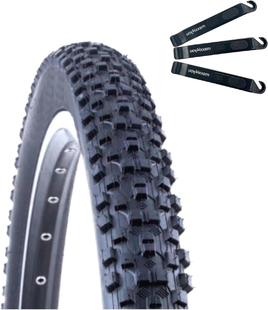 MTB Banden Set - Banden voor mountainbike - Allround Offroad Rijden - Allround Noppenprofiel - 275 x 210 inch - Zwart
