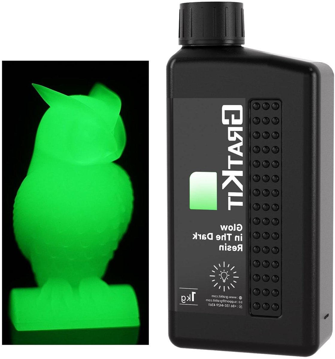3D Printer Hars - UV Hars - Model Printen - Glow in the Dark - 1000g - Groen