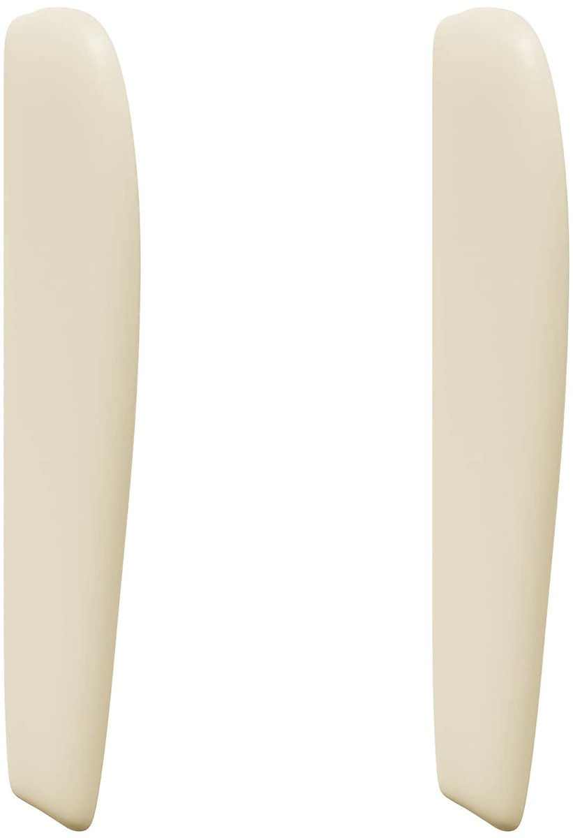 vidaXL Hoofdbord - oor - Crème - PVC