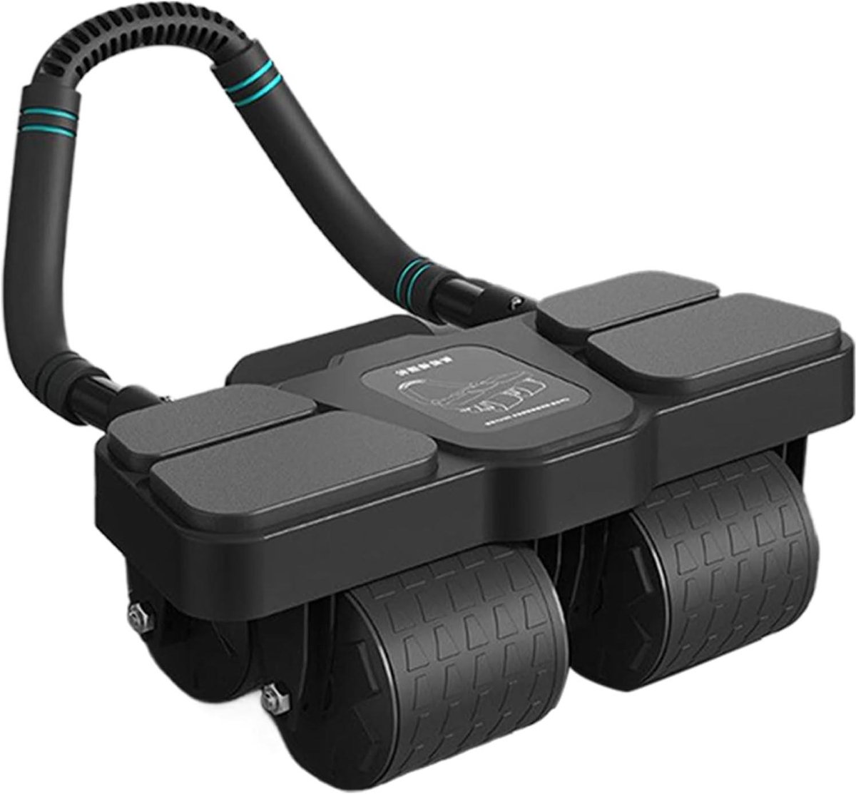 Wielen voor ABS met houder: trainingswiel voor bovenlichaam, buikspiertrainer met dubbele stabiliteit | buiktrainer thuis | fitnessapparaat