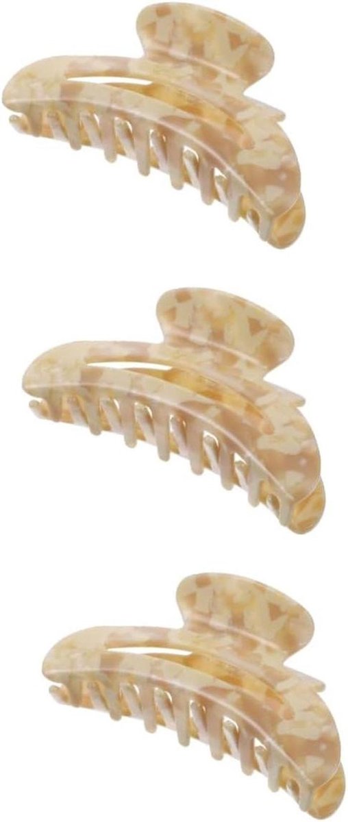 Grote Haarclips - Haarklemmen Jumbo - Haar Stijlen - Stevig Materiaal - 10.5 cm - Bruin