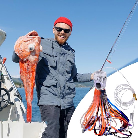Trolling Kunstaas - aas voor zoutwatervissen en forel kunstaas | Zwemmers voor zeevissen Surfen Vliegend Meerval Marigane Forel Ice Kayak Nacht Vissers — afbeelding 4