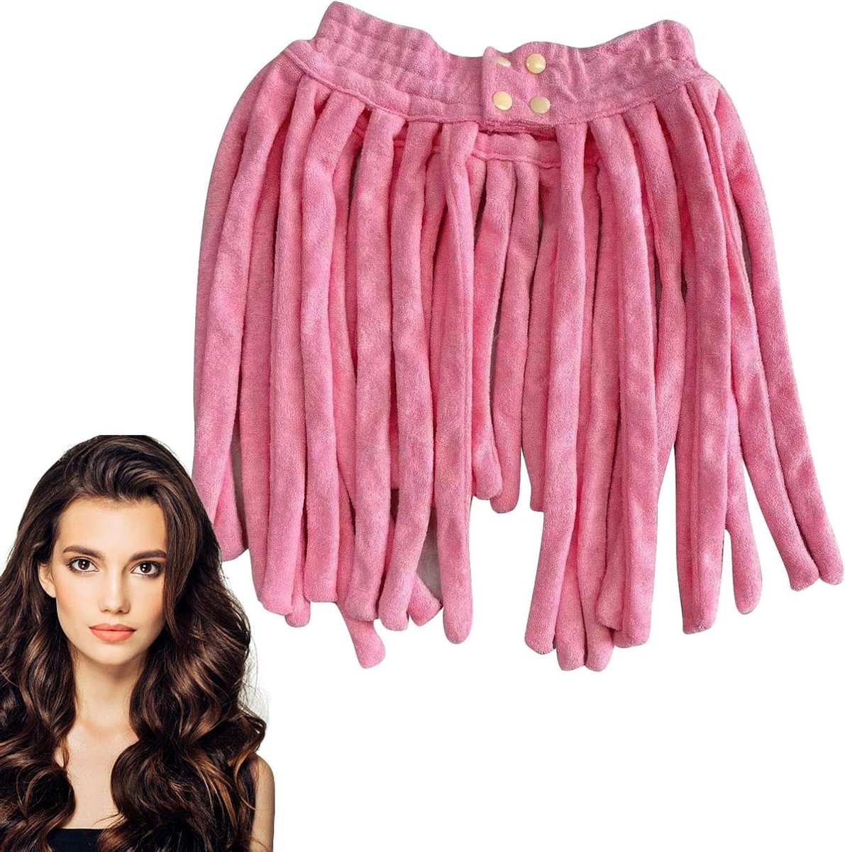 Warmte loze krulset - Haarrollers - Haar stylen - 2-in-1 functie - 44 x 55 cm - Blauw