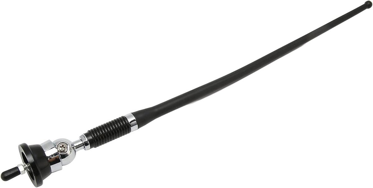 Auto Antenne - Radio Antenne - Signaal Ontvangen - Ingebouwde Versterker - 1.5 Meter - Zwart