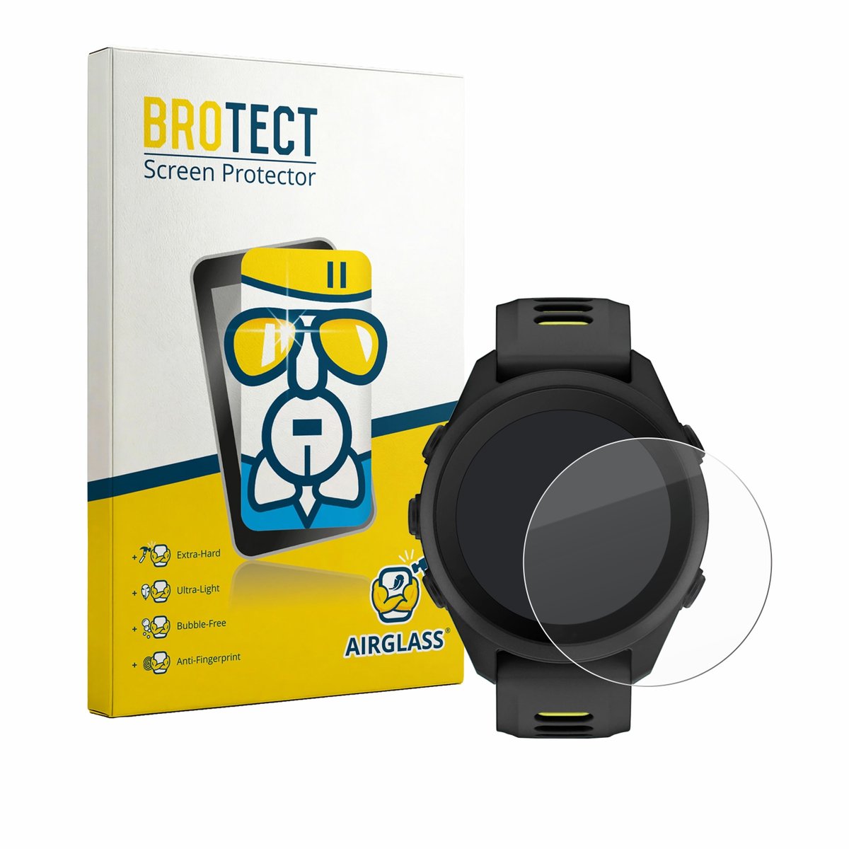 Screenprotector voor Garmin Forerunner 170 Beschermglas transparant