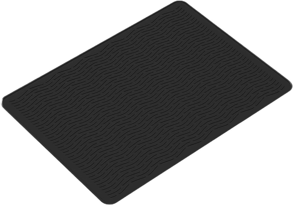 Kookplaat Afdekking Beschermmat Keuken Aanrecht Uitbreiding Hittebestendig Ontwerp 70 x 50 cm Zwart