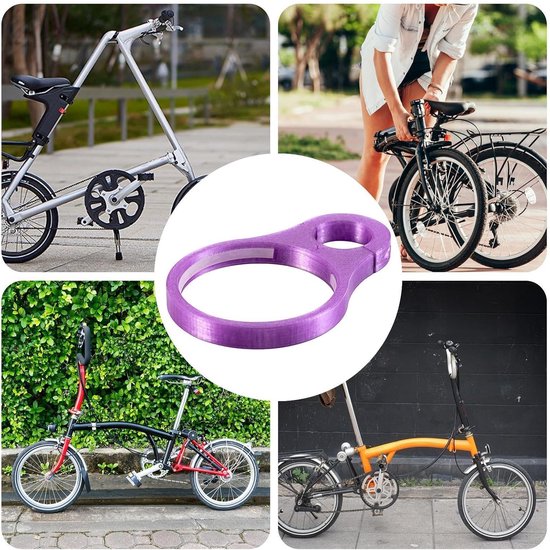 Bekerhouder Fiets - Stuurfleshouder - Hydratatie Onderweg - Anti-slip Stabiliteit - Compact Ontwerp - Violet — afbeelding 5